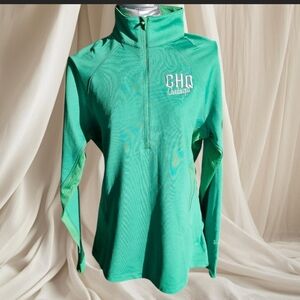 Under Armour ColdGear Green Quarter-Zip Pullover - XL, Semi-Fitted, MSRP $69